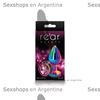 Joya anal color metalizado de 8x3,4 cm